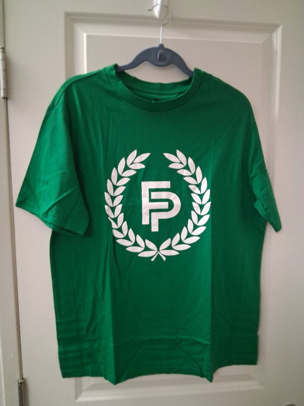 Flint Park Men's Logo Graphic T-SHIRT NWT SZ L Kelly Green